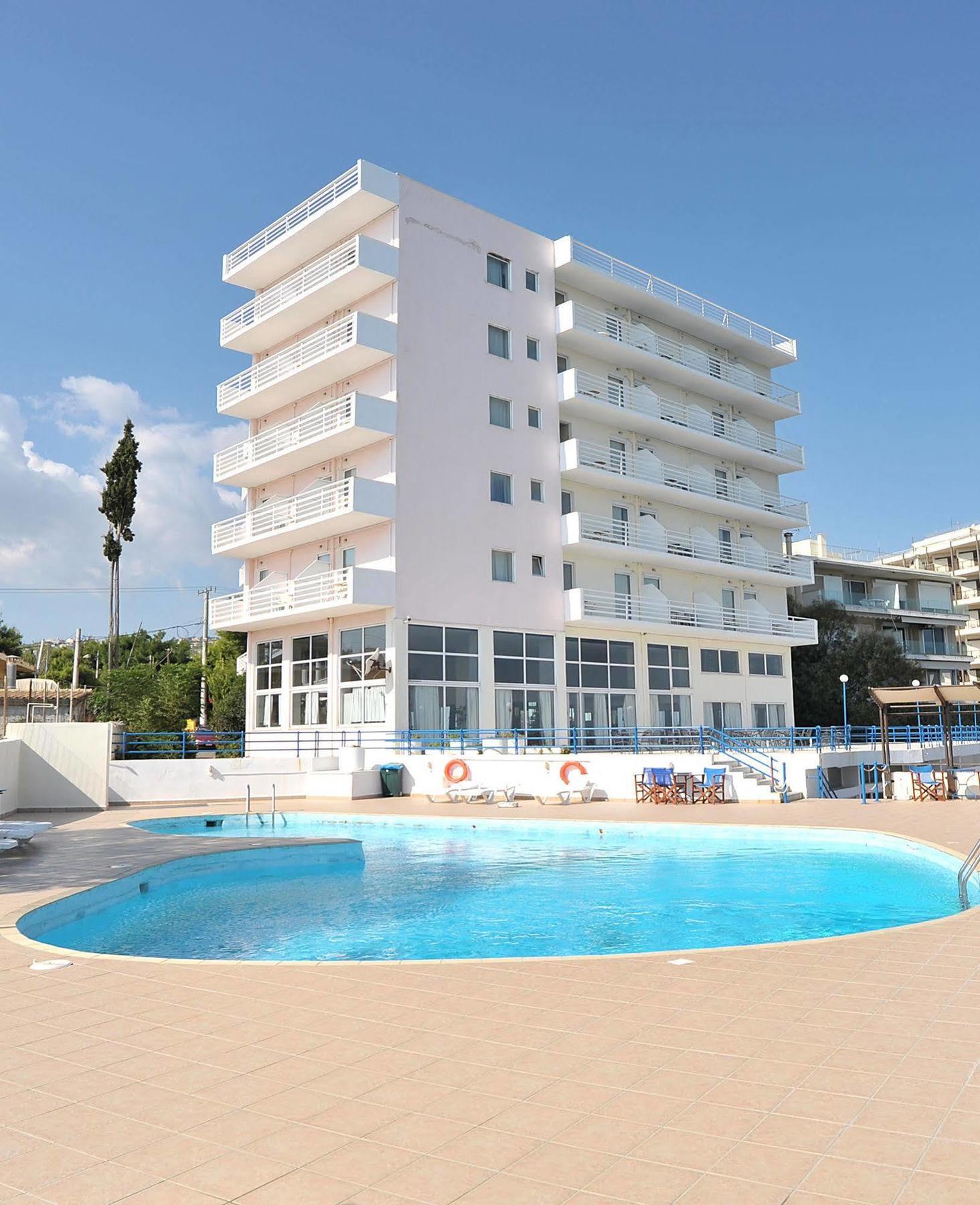 Attica Beach Hotel マティ エクステリア 写真